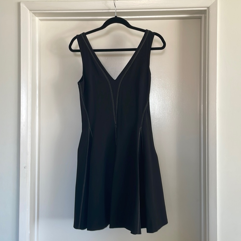 A line dress in navy size 8